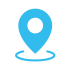 visit us icon of map locator symbol