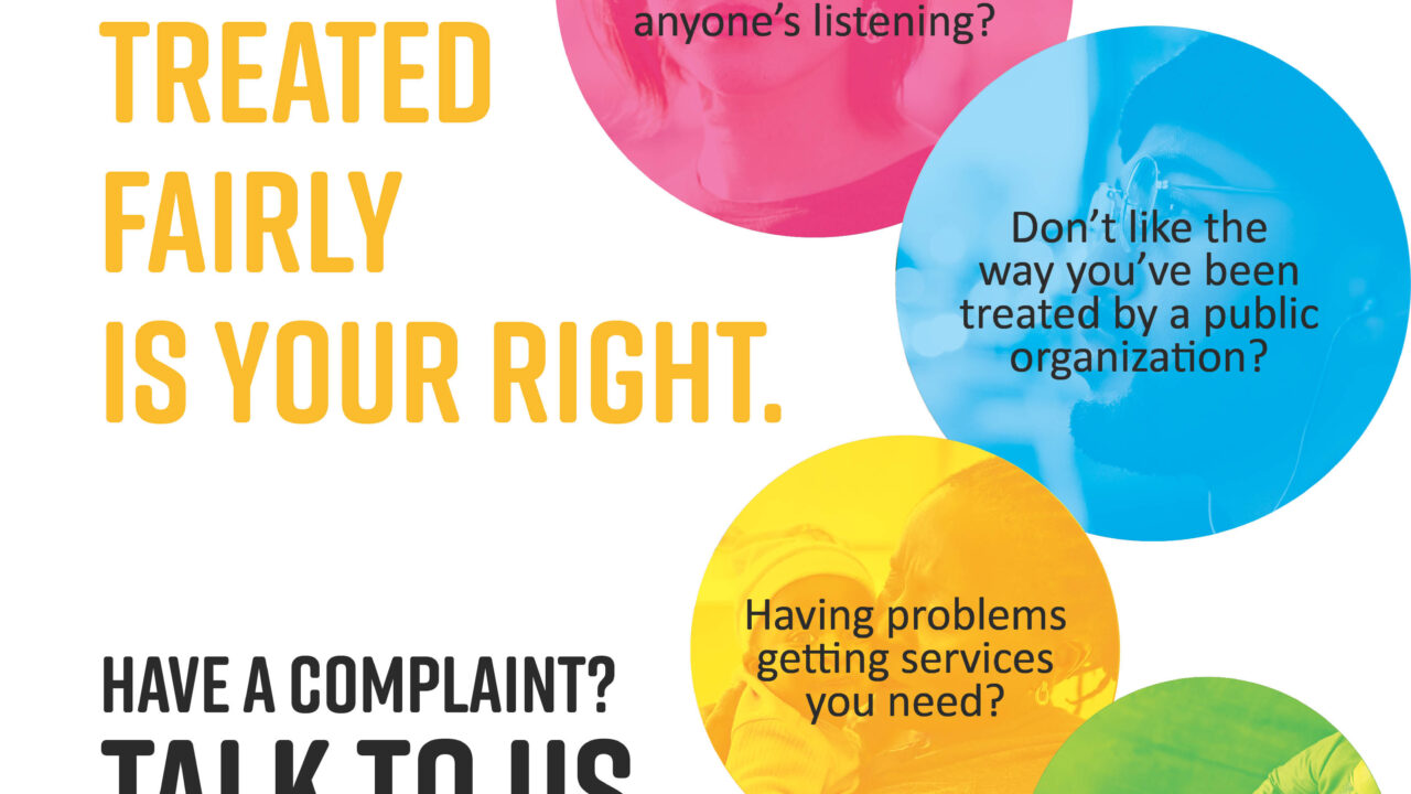 OMB - Being Treated Fairly Is Your Right Poster