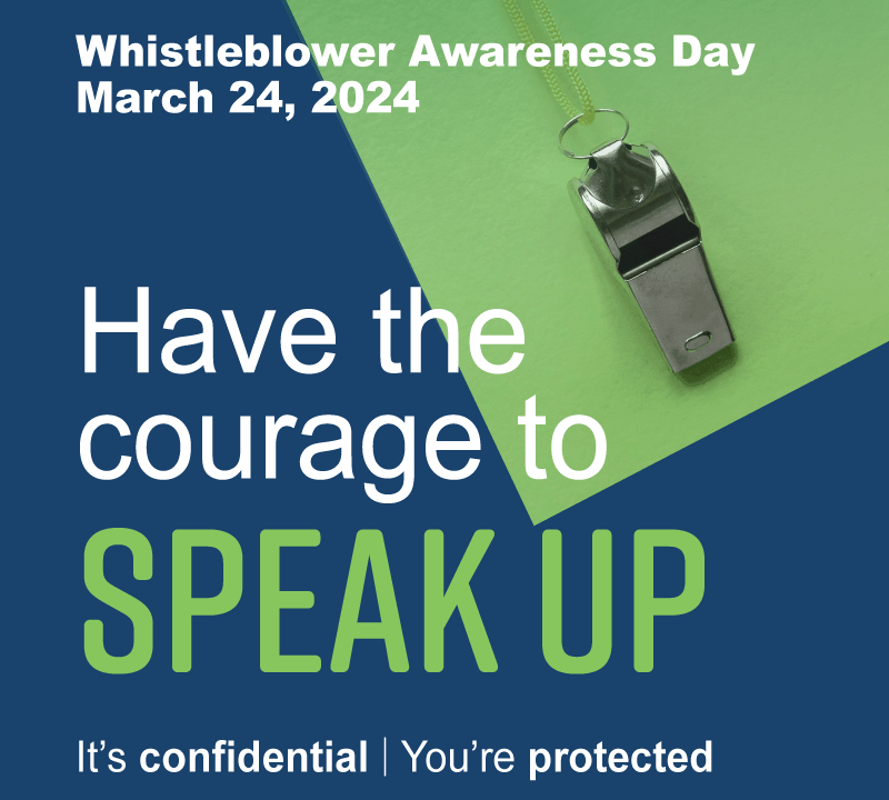 Have the courage to Speak Up Poster