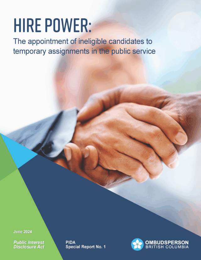 Hire Power Special Report No. 1 Cover