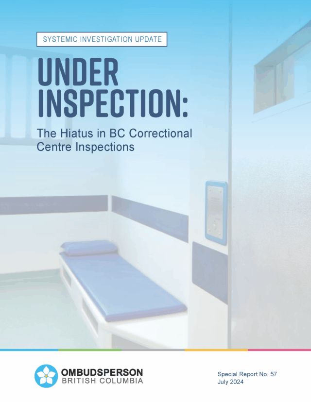 Under INspection Special Report No. 57